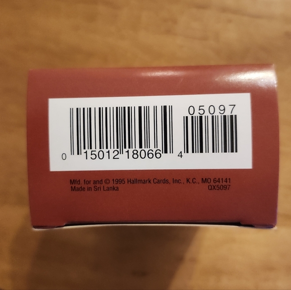 Hallmark Keepsake Cat Ornament New Old Stock Dated 1995 - Picture 8 of 8